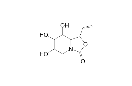 1-(Ethenyl)-1,5,6,7,8,8a-hexahydro-6,7,8-trihydroxy-3H-oxazolo[3,4-a]pyridin-3-one