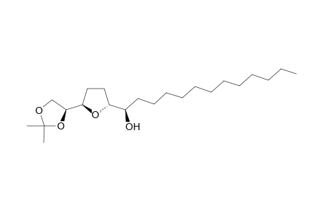 (1R)-1-[(2R,5R)-5-[(4S)-2,2-dimethyl-1,3-dioxolan-4-yl]-2-oxolanyl]-1-tridecanol