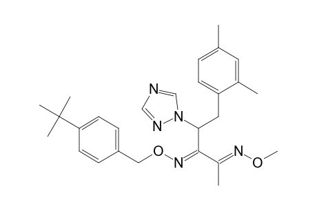 2,3-Pentanedione, 5-(2,4-dimethylphenyl)-4-(1H-1,2,4-triazol-1-yl)-, 3-[O-[[4-(1,1-dimethylethyl)phenyl]methyl]O-methyloxime