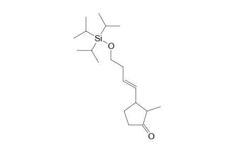 3-[(E)-4-[(Triisopropylsilyl)oxy]-1-butenyl]-2-methylcyclopentanone