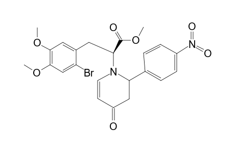N-[(1S)-(Carboxymethyl)-2-(2-bromo-4,5-dimethoxyphenyl)ethyl]-2,3-didehydro-6-(4-nitrophenyl)-4-oxopiperidine