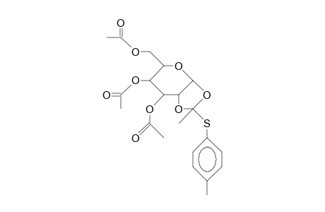3,4,6-Tri-O-acetyl-1,2-endo-O-P-methylthiophenoxy-ethylidene-A-D-glucopyranose
