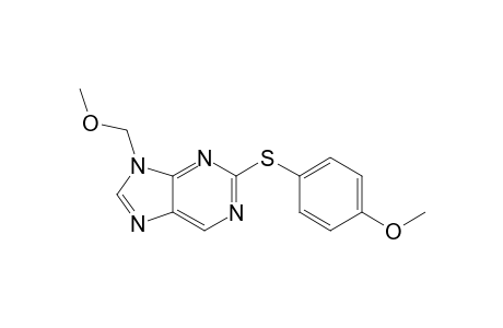 9-(Methoxymethyl)-2-[(4-methoxyphenyl)thio]-9H-purine
