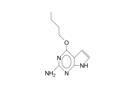2-Amino-4-butoxy-7H-pyrrolo(2,3-D)pyrimidine