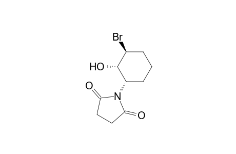 2,5-Pyrrolidinedione, 1-(3-bromo-2-hydroxycyclohexyl)-, (1.alpha.,2.alpha.,3.beta.)-(.+-.)-