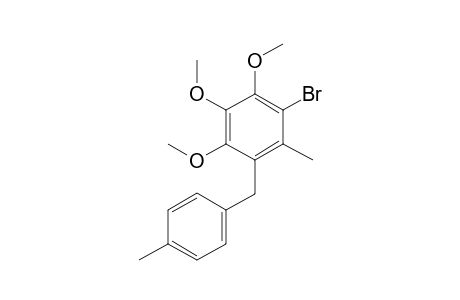 1-Bromo-2,3,4-trimethoxy-6-methyl-5-(4-methylbenzyl)benzene