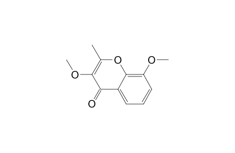 4H-1-Benzopyran-4-one, 3,8-dimethoxy-2-methyl-