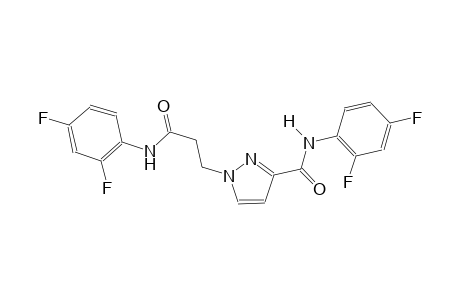 1H-pyrazole-1-propanamide, N-(2,4-difluorophenyl)-3-[[(2,4-difluorophenyl)amino]carbonyl]-