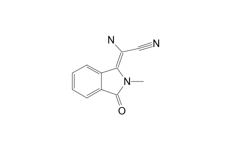 AMINO-(2-METHYL-3-OXO-2,3-DIHYDRO-1H-ISOINDOL-1-YLIDENE)-ACETONITRILE;(E)-ISOMER