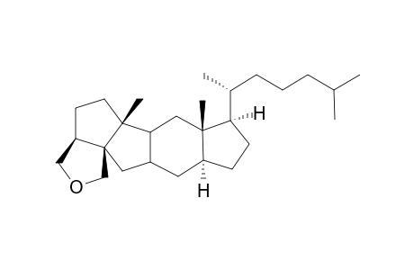 4a-Oxa-A-bishomo-B-nor-3.alpha.,5-cyclo-5.beta.-cholestane