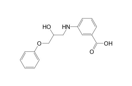 Benzoic acid, 3-(2-hydroxy-3-phenoxypropylamino)-
