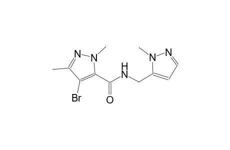 4-bromo-1,3-dimethyl-N-[(1-methyl-1H-pyrazol-5-yl)methyl]-1H-pyrazole-5-carboxamide