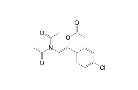 Acetamide, N-acetyl-N-[2-(acetyloxy)-2-(4-chlorophenyl)ethenyl]-