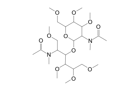 D-Glucitol, 2-(acetylmethylamino)-3-O-[2-(acetylmethylamino)-2-deoxy-3,4,6-tri-O- methyl-.alpha.-D-glucopyranosyl]-2-deoxy-1,4,5,6-tetra-O-methyl-