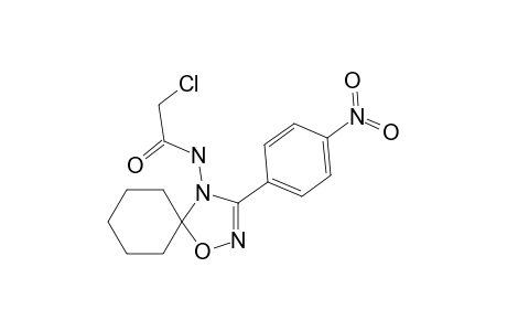 2-chloro-N-[3-(4-nitrophenyl)-1-oxa-2,4-diazaspiro[4.5]dec-2-en-4-yl]acetamide