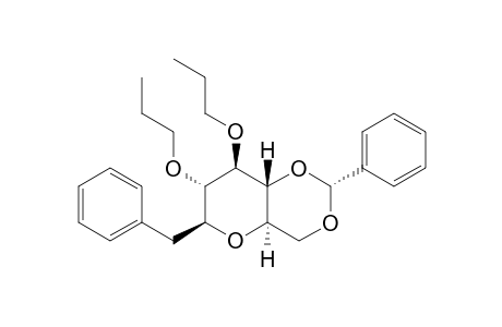 (2R,4aR,6S,7S,8R,8aR)-6-benzyl-2-phenyl-7,8-dipropoxy-4,4a,6,7,8,8a-hexahydropyrano[3,2-d][1,3]dioxine