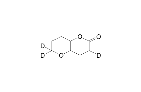 3,6,6-Trideuterohexahydropyrano[3,2-b]pyran-2(3H)-one