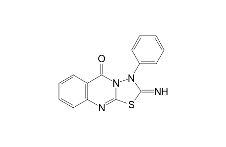 2-imino-3-phenyl-2H-[1,3,4]thiadiazolo[2,3-b]quinazolin-5(3H)-one
