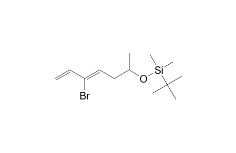 Silane, [(5-bromo-4,6-heptadienyl)oxy](1,1-dimethylethyl)dimethyl-, (Z)-
