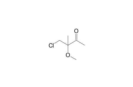 4-Chloro-3-methoxy-3-methyl-2-butanone