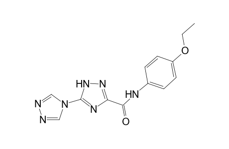 1H-1,2,4-Triazole-3-carboxamide, N-(4-ethoxyphenyl)-5-(4H-1,2,4-triazol-4-yl)-