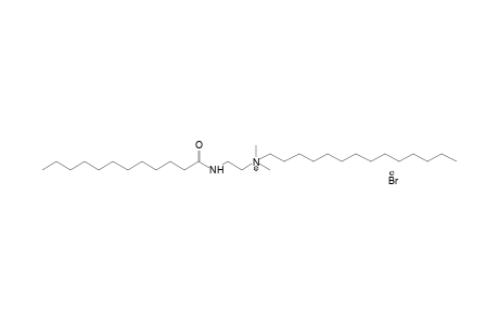 dimethyl(2-lauramidoethyl)tetradecylammonium bromide