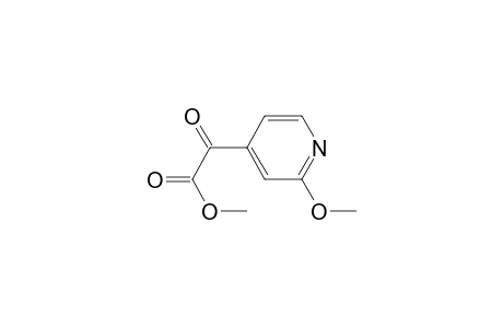 4-Pyridineacetic acid, 2-methoxy-.alpha.-oxo-, methyl ester