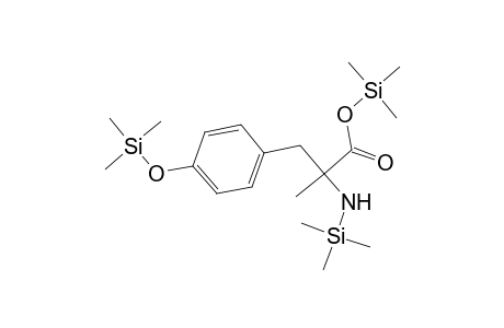 Tyrosine, .alpha.-methyl-N,O-bis(trimethylsilyl)-, trimethylsilyl ester
