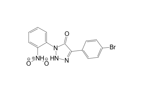 1-(2-Nitrophenyl)-4-(p-bromophenyl)-5-oxo-(1,2,3)-triazole