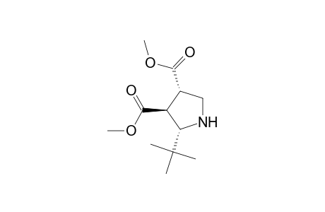 2-t-butyl-3,4-trans-di(methoxycarbonyl)pyrrolidine
