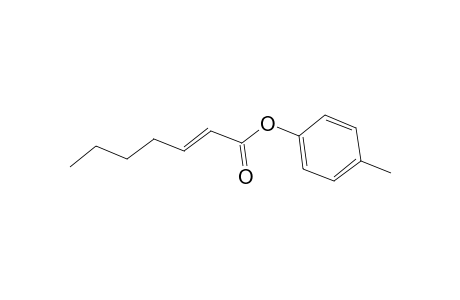 2-Heptenoic acid, 4-methylphenyl ester