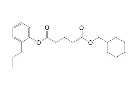 Glutaric acid, cyclohexylmethyl 2-propylphenyl ester