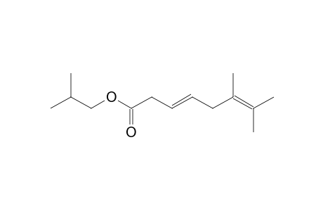 (E)-Isobutyl 6,7-dimethylocta-3,6-dienoate
