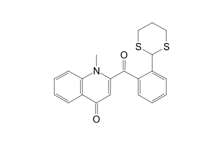2-[2-(1,3-Dithian-2-yl)benzoyl]-1-methylquinolin-4-one