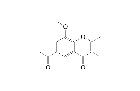 6-Acetyl-8-methoxy-2,3-dimethylchromen-4-one