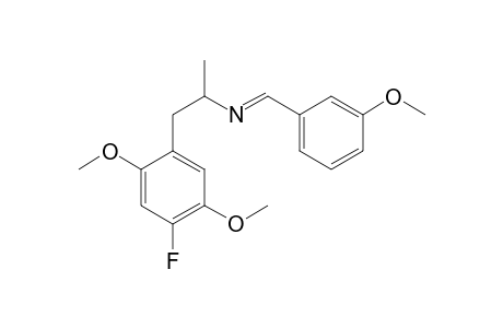 N-(1-(4-Fluoro-2,5-dimethoxyphenyl)propan-2-yl)-1-(3-methoxyphenyl)methanimine
