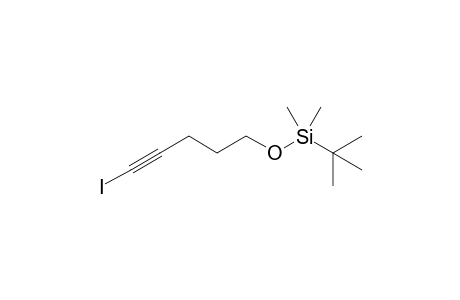 tert-Butyl-(5-iodanylpent-4-ynoxy)-dimethyl-silane