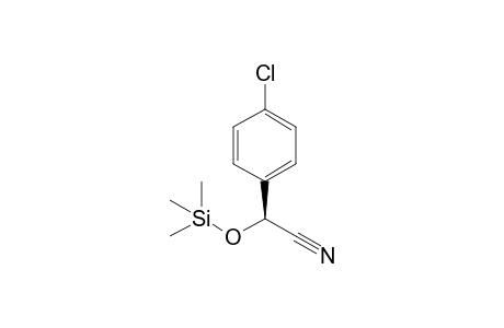 (S)-2-(4-Chlorophenyl)-2-(trimethylsiloxy)acetonitrile