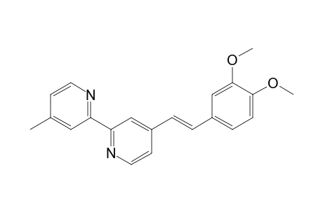 4-(3,4-dimethoxystyryl)-4'-methyl-2,2'-bipyridine