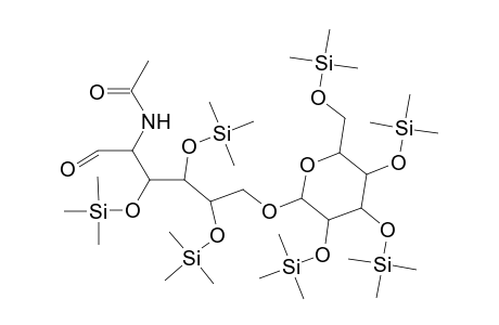 D-Glucose, 2-(acetylamino)-2-deoxy-6-O-[2,3,4,6-tetrakis-O-(trimethylsilyl)-.alpha.-D-glucopyranosyl]-3,4,5-tris-O-(trimethylsilyl)-