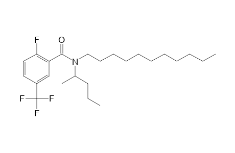 Benzamide, 2-fluoro-5-trifluoromethyl-N-(2-pentyl)-N-undecyl-