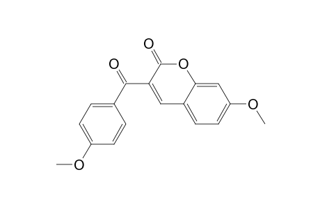 7-Methoxy-3-(4-methoxybenzoyl)chromen-2-one