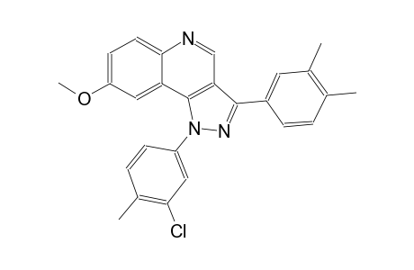 1-(3-chloro-4-methylphenyl)-3-(3,4-dimethylphenyl)-8-methoxy-1H-pyrazolo[4,3-c]quinoline