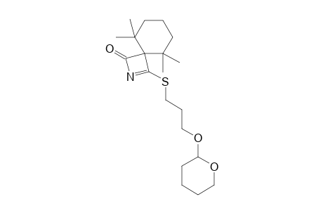 5,5,9,9-tetramethyl3-[3-(tetrahydropyran-2-yloxy))propylthio-2-azaspiro[3,5]non-2-en-1-one