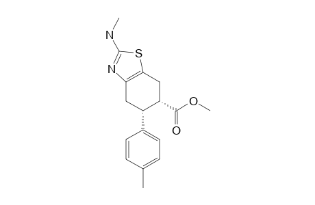 (ENDO)-METHYL-(5R*,6S*)-2-METHYLAMINO-5-(4-METHYLPHENYL)-4,5,6,7-TETRAHYDROBENZOTHIAZOLE-6-CARBOXYLATE