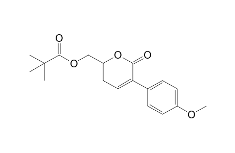 [5-(4-methoxyphenyl)-6-oxidanylidene-2,3-dihydropyran-2-yl]methyl 2,2-dimethylpropanoate