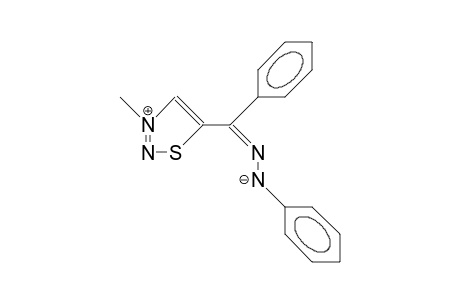 3-Methyl-1,2,3-thiadiazolium-5-(A-phenylazo)benzylide