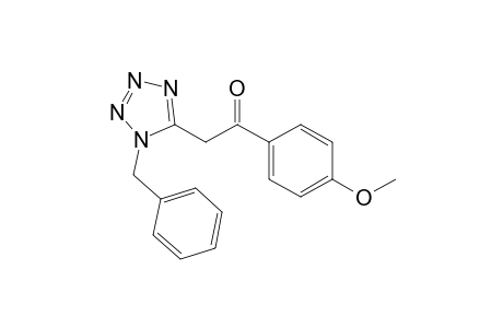 1-Benzyl-5-(4-methoxybenzoyl)methyltetrazole