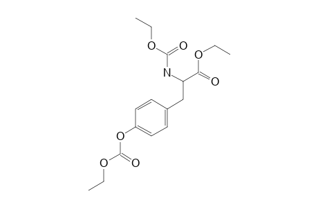 L-Tyrosine, N,o-bis(ethoxycarbonyl)-, ethyl ester