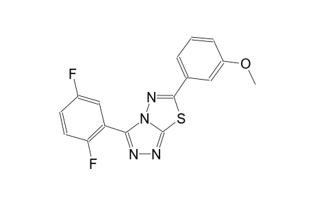 [1,2,4]triazolo[3,4-b][1,3,4]thiadiazole, 3-(2,5-difluorophenyl)-6-(3-methoxyphenyl)-